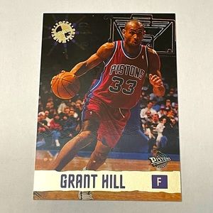 VINTAGE 1996 GRANT HILL Members Only Detroit Pistons Basketball Card #18